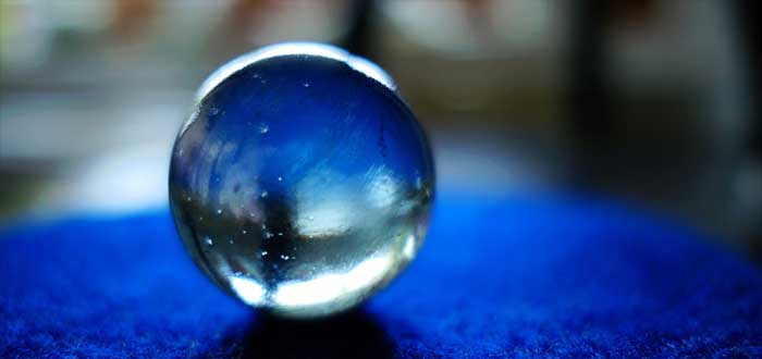 Una bola de cristal
