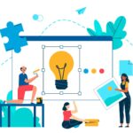 Diferencia entre imagen e identidad corporativa | Lleva tu marca al éxito personas trabajando en nuevas ideas