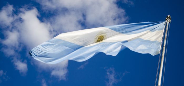 Bandera que representa los emprendedores exitosos argentinos